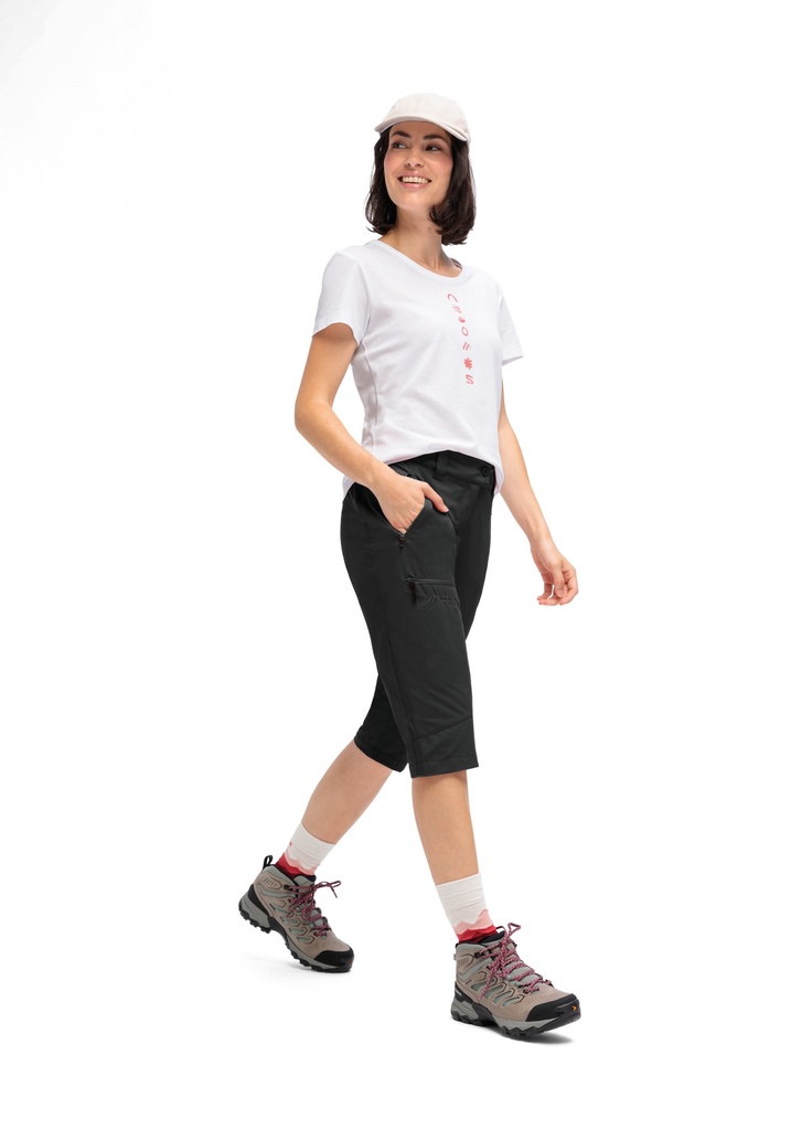 dámske Capri nohavice Maier Sports Lulaka Capri Loop black