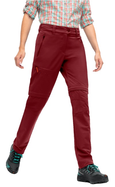 dámske nohavice Maier Sports Nata Zip Loop sun dried tomato