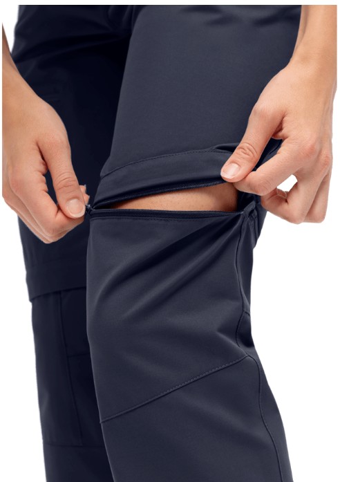 dámske nohavice Maier Sports Nata Zip Loop graphite