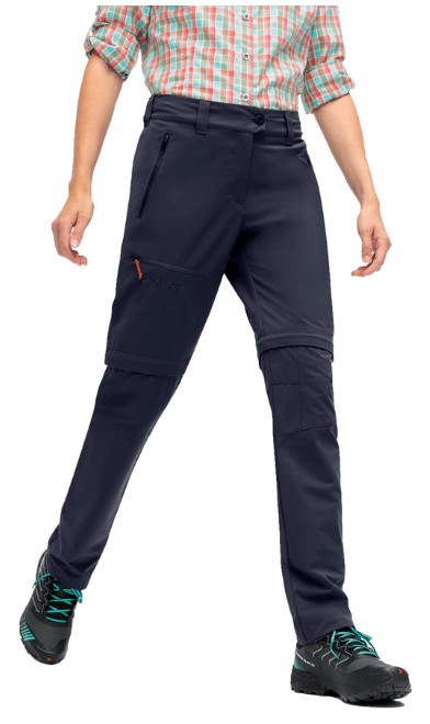 dámske nohavice Maier Sports Nata Zip Loop graphite