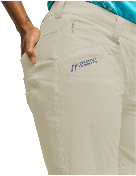 dámske šortky Maier Sports Lulaka Shorts brown rice