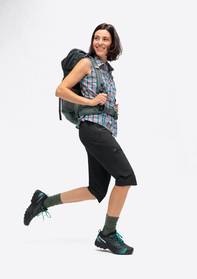 dámske šortky Maier Sports Inara slim Capri Vario black