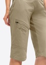 dámske šortky Maier Sports Inara slim Capri Vario brown rise