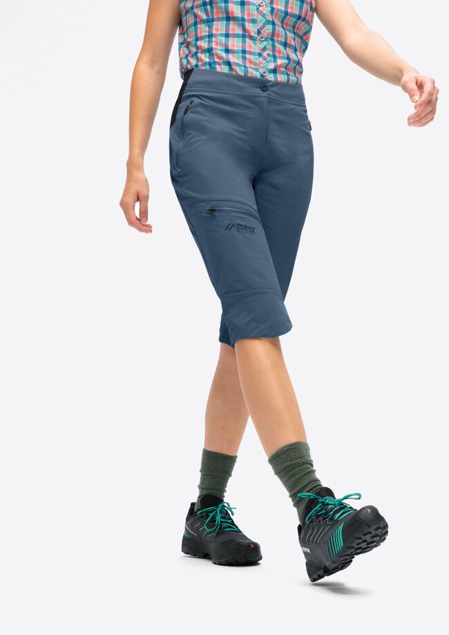 dámske šortky Maier Sports Inara slim Capri Vario ensign blue