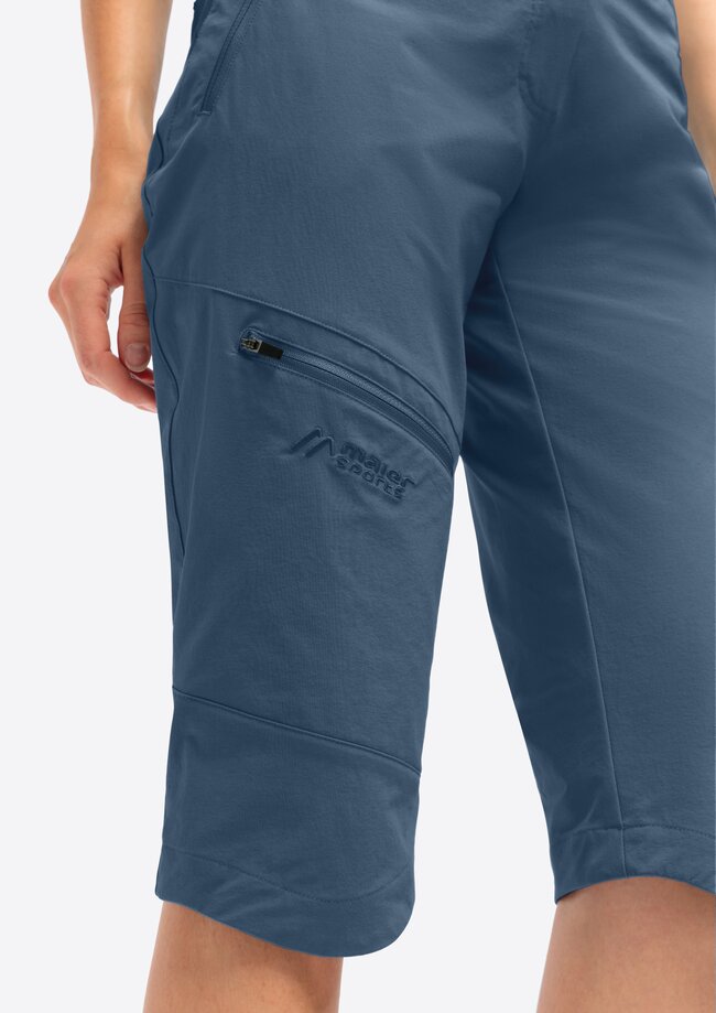 dámske šortky Maier Sports Inara slim Capri Vario ensign blue