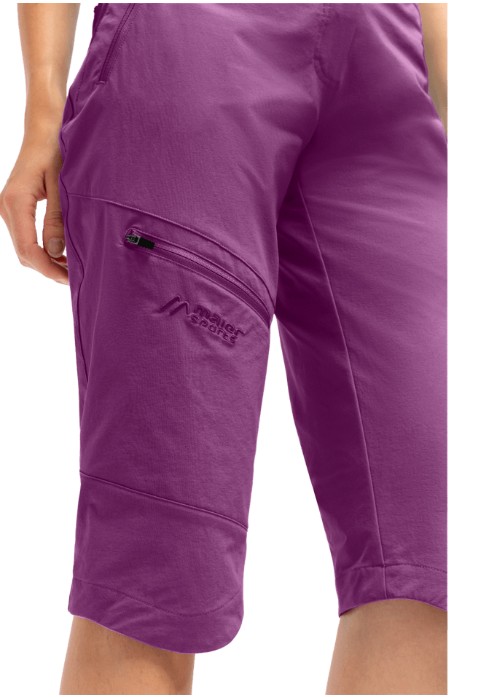 dámske šortky Maier Sports Inara slim Capri Vario bruised boysenberry