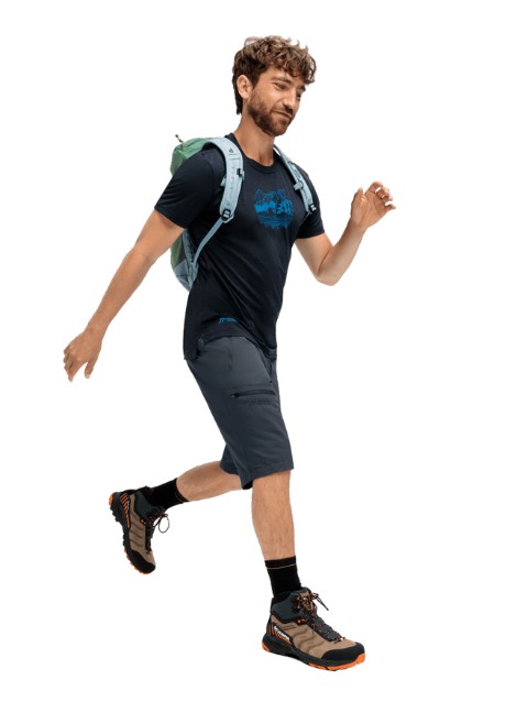 krátke nohavice Maier Sports Nil Short Loop graphite