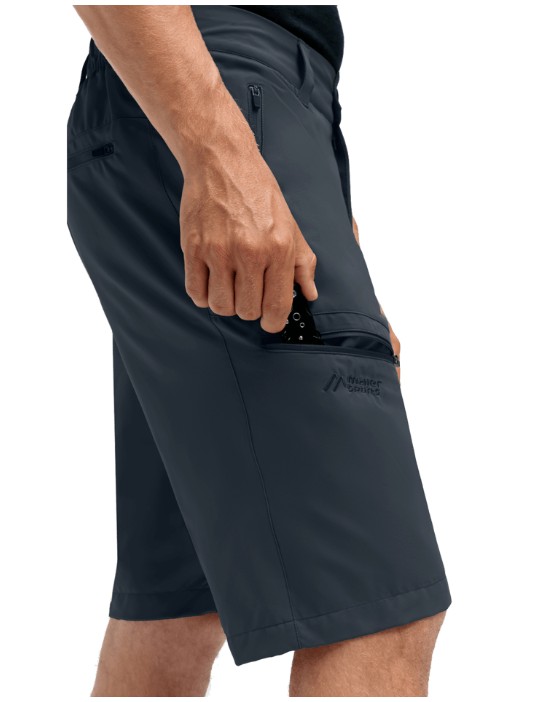 krátke nohavice Maier Sports Nil Short Loop graphite