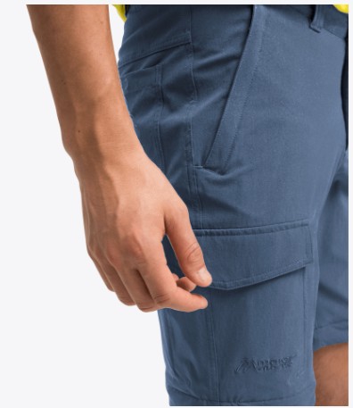 pánske nohavice Maier Sports Torid slim zip ensign blue