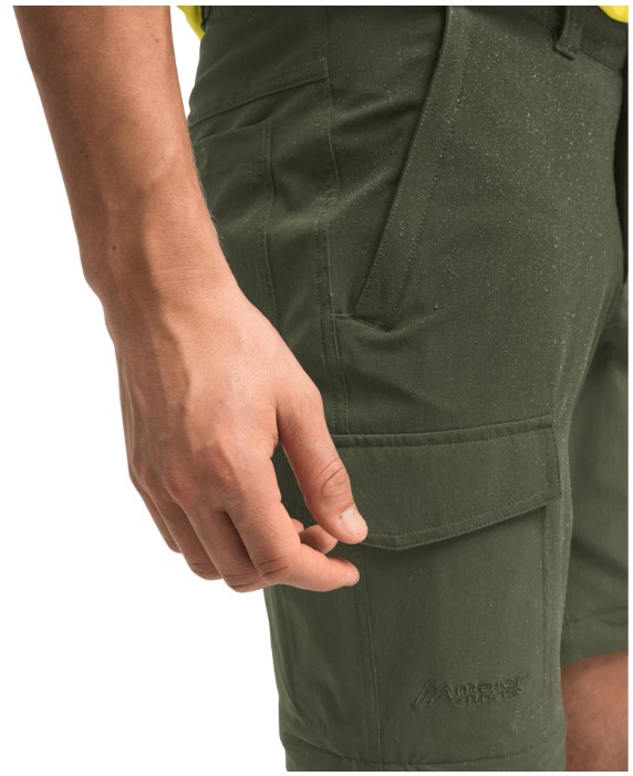 pánske nohavice Maier Sports Torid slim zip green goose
