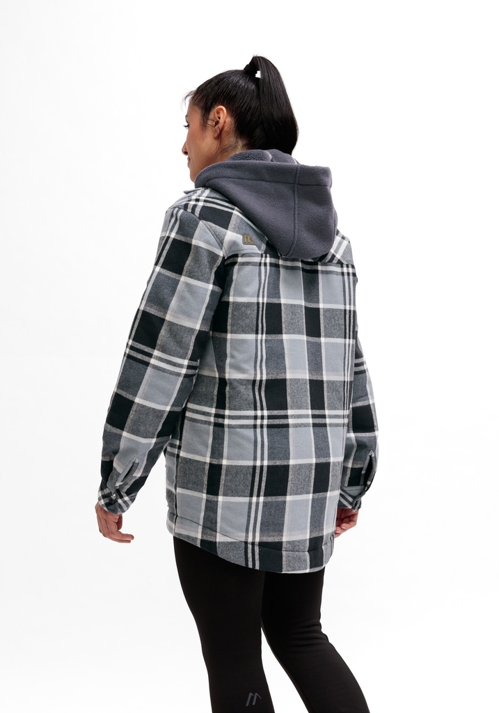 dámsky kabát Maier Sports CAMQUADRI grey check