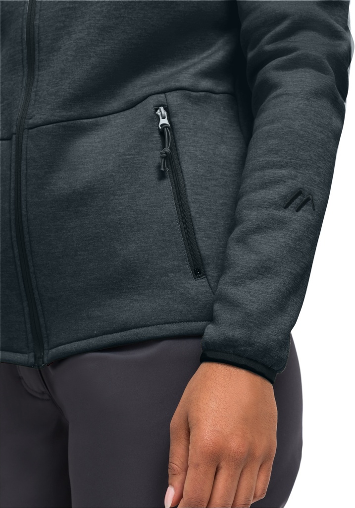 dámska mikina Maier Sports FAVE W graphit soft/melange