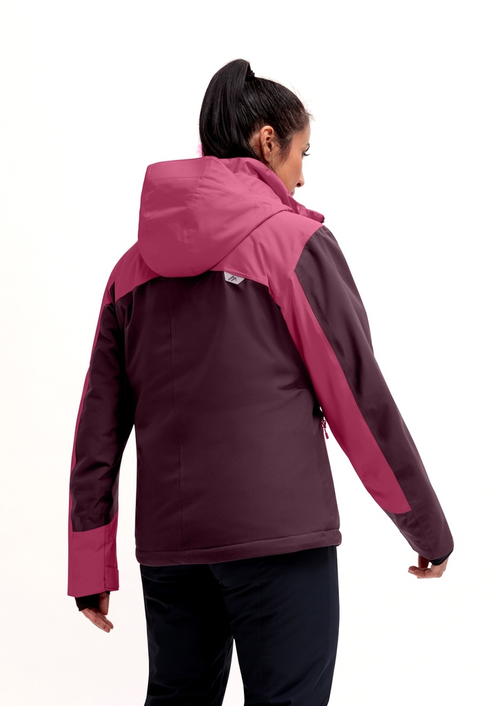 dámska lyžiarska bunda Maier Sports GLACIERGUARD W rich soil/deep raspbarry