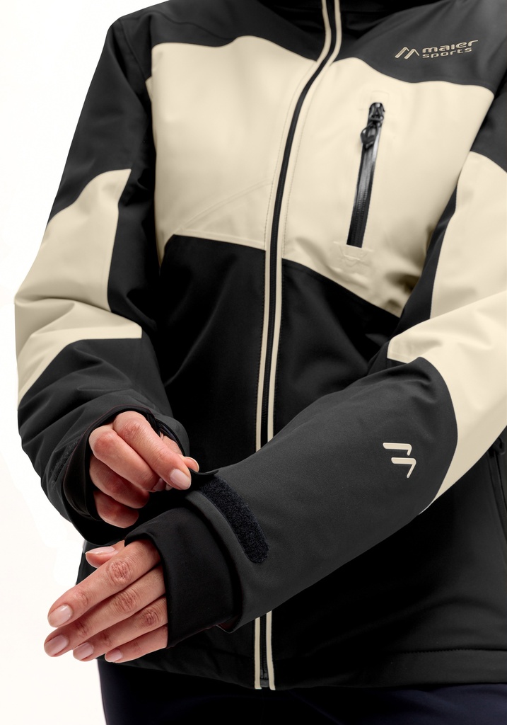 dámska bunda Maier Sports AMIATA W black/muslin