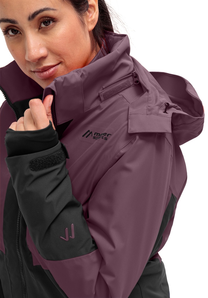 dámska lyžiarska bunda Maier Sports CAMPIGNA W black/rich soil