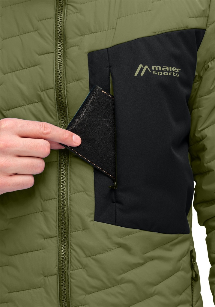 pánska bunda Maier Sports DONOVALY M chopped herbs/graphite