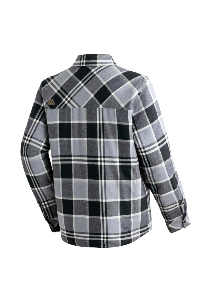 pánska košeľa Maier Sports CAMQUADRI M grey check