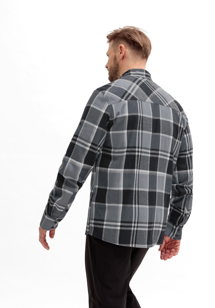 pánska košeľa Maier Sports PREDEAL 2.0 M grey/check