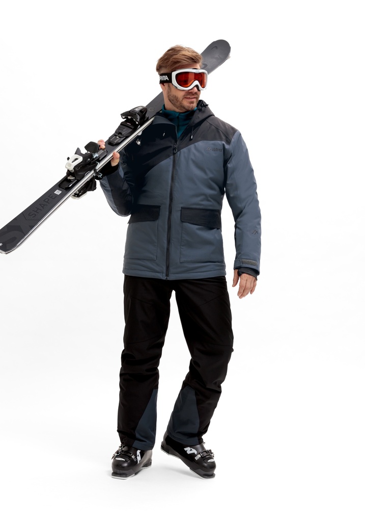 pánska bunda Maier Sports OVINDOLI M graphite/black