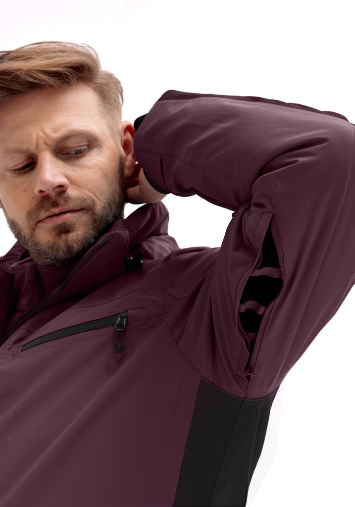 pánska bunda Maier Sports ROCCARASA M rich soil/black