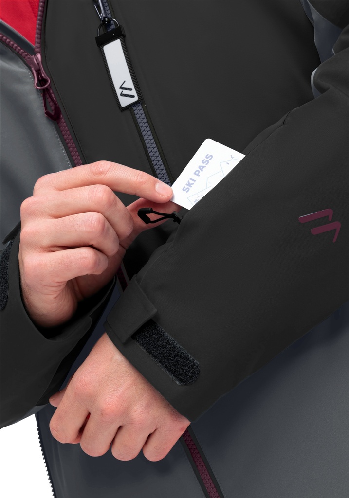 pánska bunda Maier Sports ORAVICE quiet shade/black/rich soil