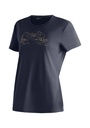 Damen-T-Shirt Maier Sports Wilma Print night sky
