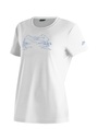 women's t-shirt Maier Sports Wilma Print white