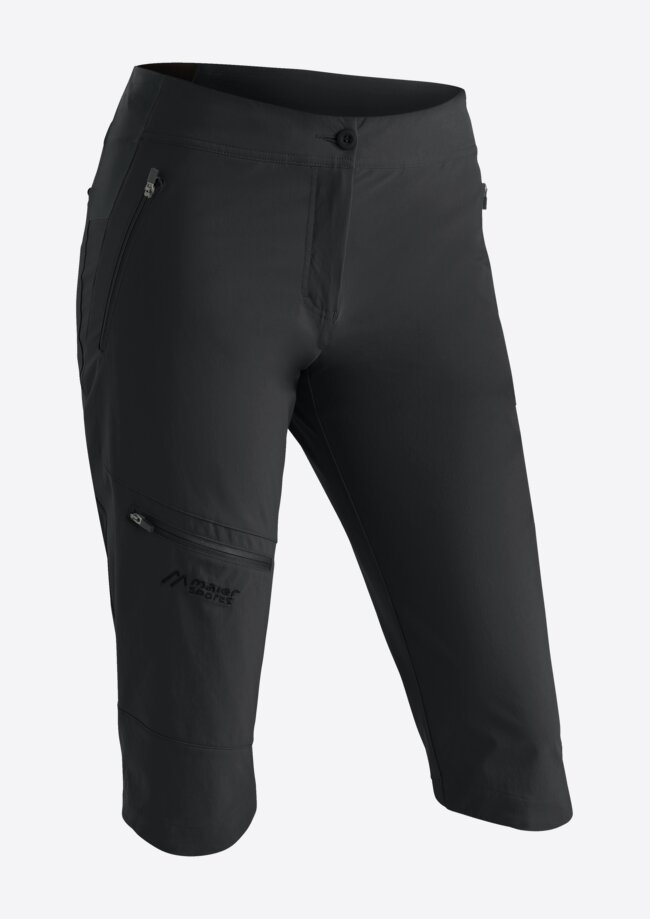 women's shorts Maier Sports Inara slim Capri Vario ombre blue