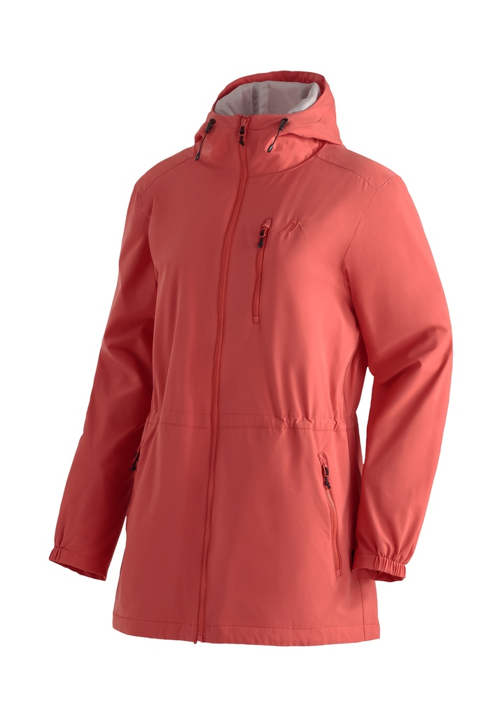 women's jacket Maier Sports ARORA LOOP W red orcher