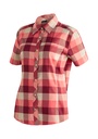 women's shirt Maier Sports KENDRA S/SW red check