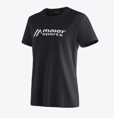 Herren-T-Shirt Maier Sports MS Tee M black