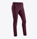women's winter hiking pants Maier Sports HELGA SLIM rich soil