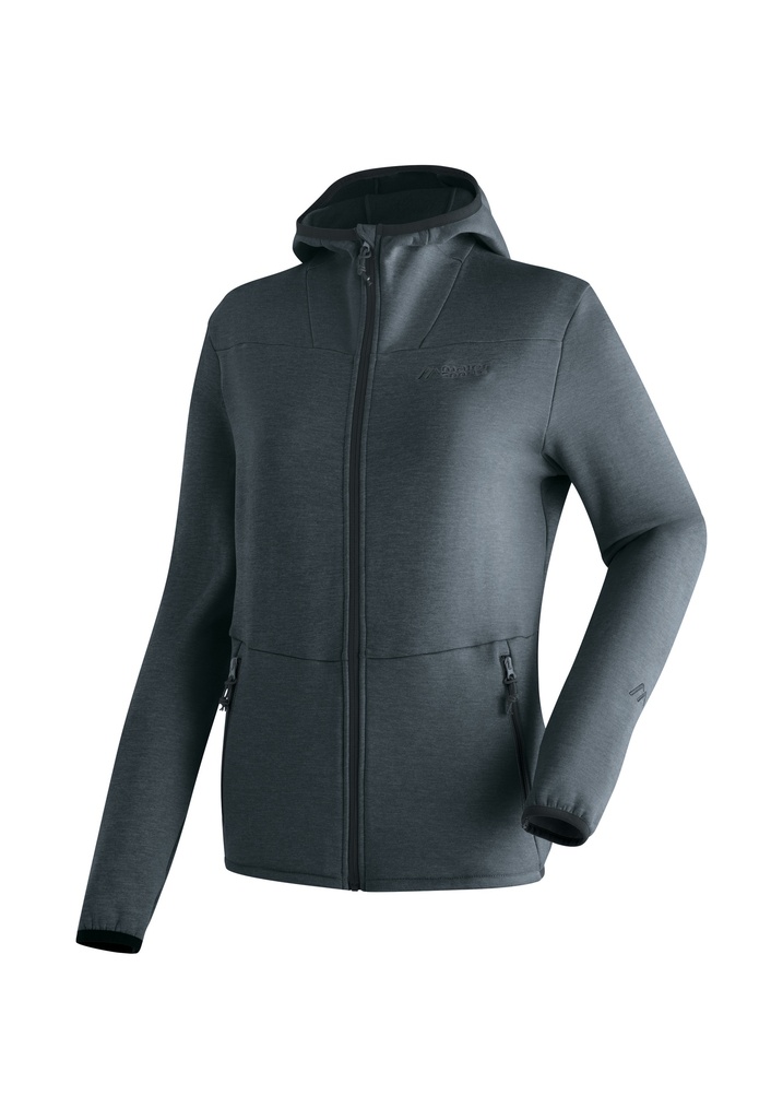 women's sweatshirt Maier Sports FAVE W graphit soft/melange