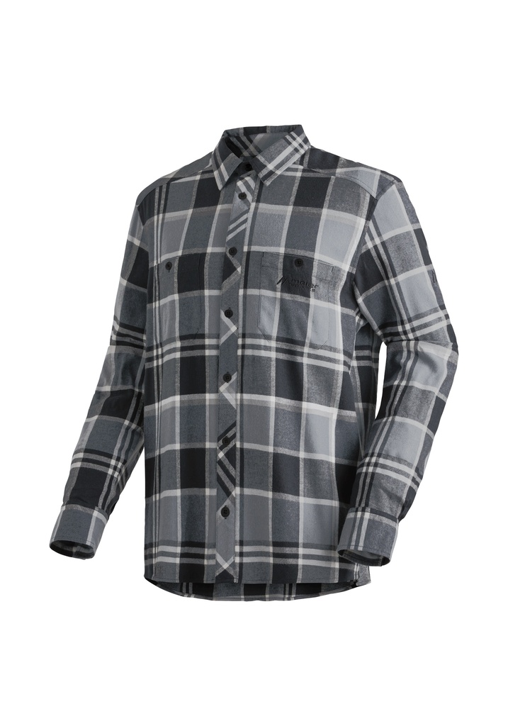 pánska košeľa Maier Sports PREDEAL 2.0 M grey/check