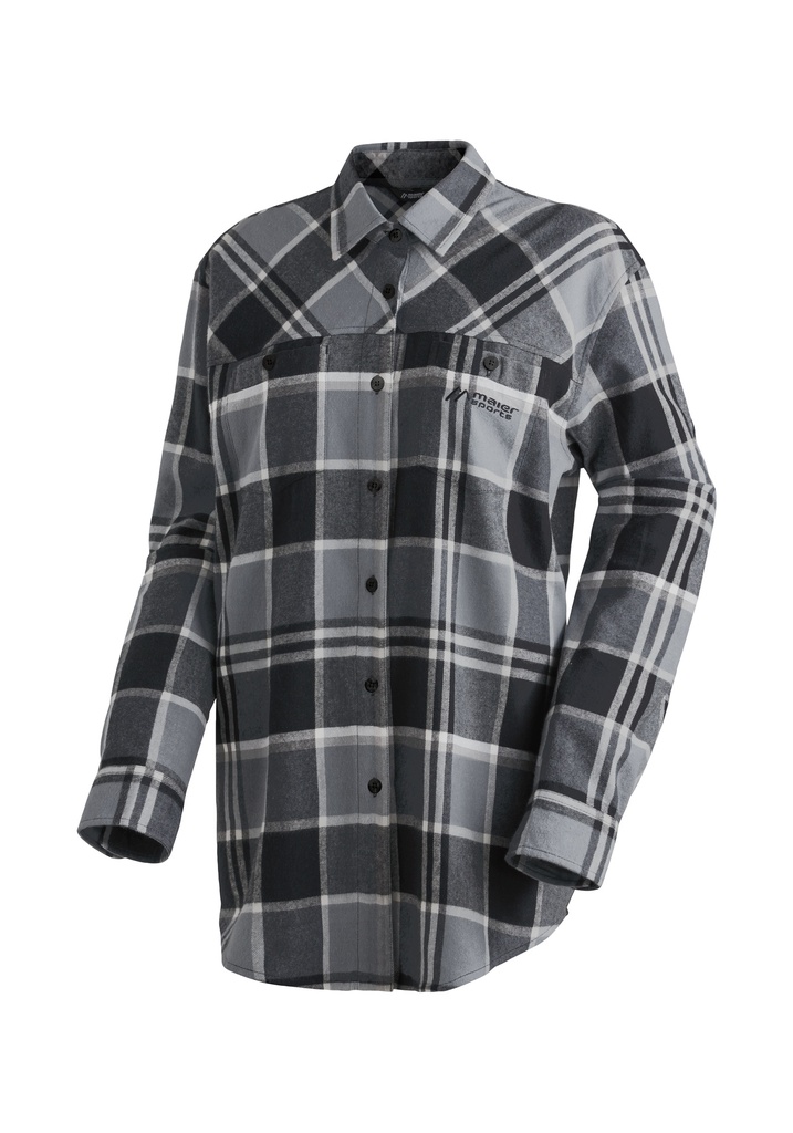 dámska košeľa Maier Sports PREDEAL 2.0 W grey check
