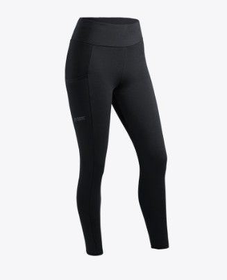 Damenleggings Maier Sports WINTERWRAP W black