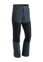 men's hiking pants Maier Sports FLEECEFLEX M graphite/black