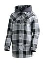women's shirt Maier Sports CAMQUADRI grey check
