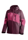 women's jacket Maier Sports AMIATA W rich soil/deep raspberry