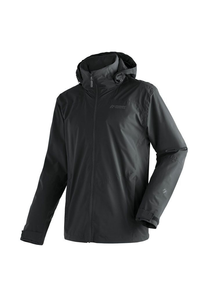 Herrenjacke Maier Sports Metor Rec M black/black