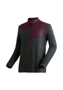 men's sweatshirt Maier Sports FELIAN black/rich soil