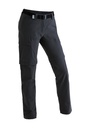 women's pants Maier Sports Inara slim zip black