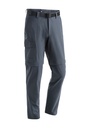 men's pants Maier Sports Torid slim zip graphite