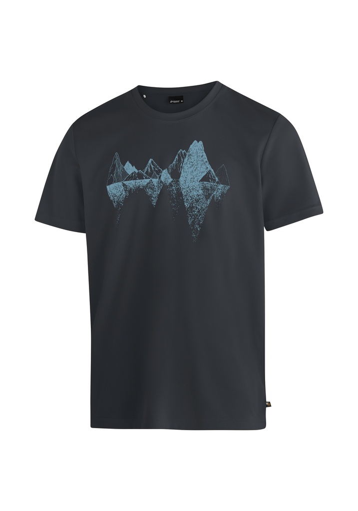 men's T-shirt Maier Sports TILIA PIQUE M black