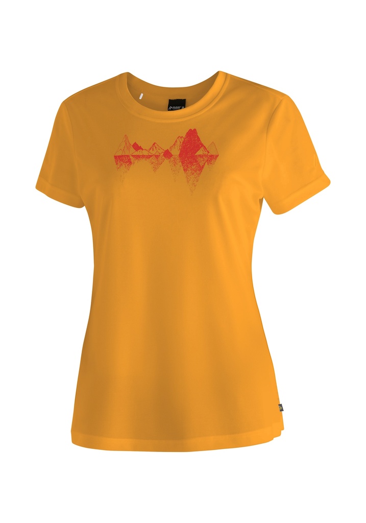 women's T-shirt Maier Sports TILIA PIQUE W orange glow