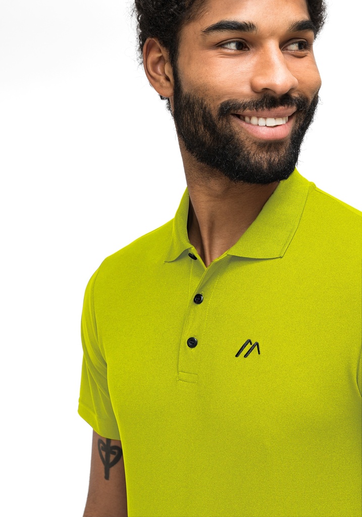 men's polo shirt Maier Sports ULRICH sulfur sands