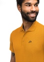 men's polo shirt Maier Sports ULRICH orange glow