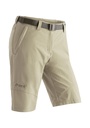 Damenshorts Maier Sports Lawa brown rice
