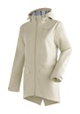 women's jacket Maier Sports ECHAZ COAT W brown rice stripe