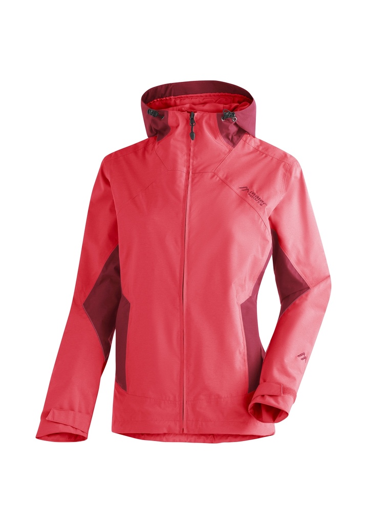 women's jacket Maier Sports PARTU REC W watermelon red/sun dried tomato